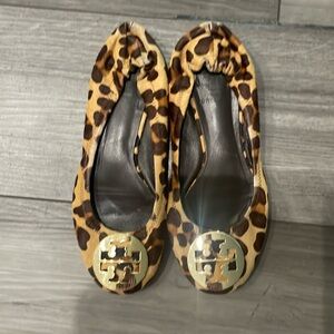Tory Burch Cheetah Minnie Ballet Flats
